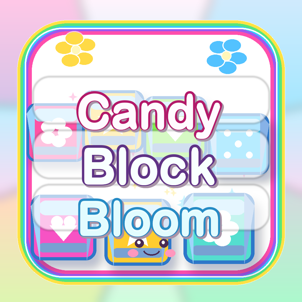 Candy Block Bloom Logo